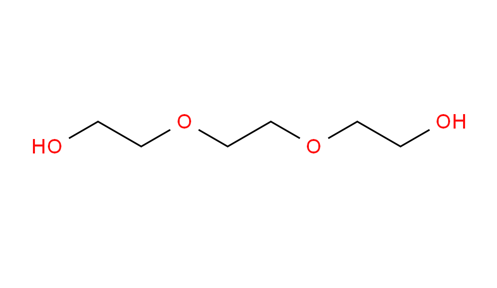 三甘醇（三乙二醇）結構式(圖1)